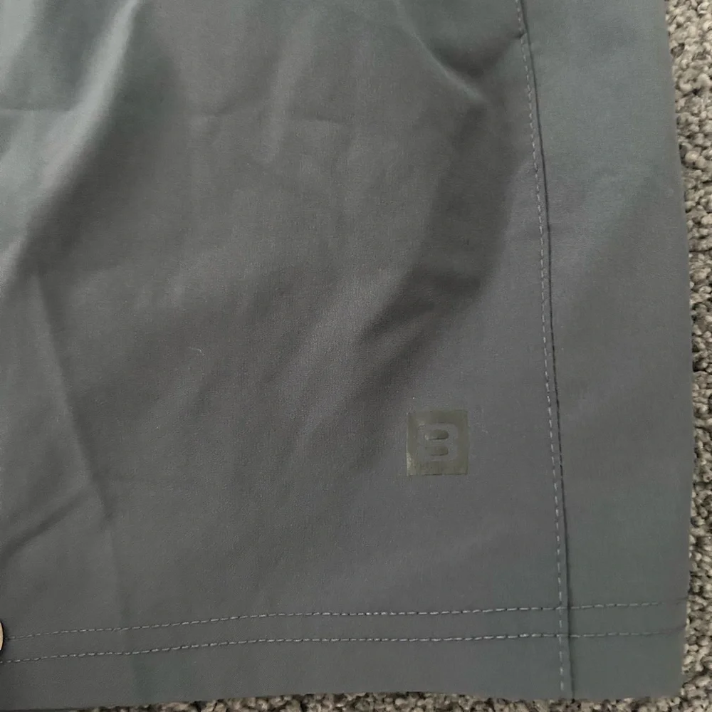 Layer 8 Men's Charcoal Athletic Shorts - Picture 2 of 3